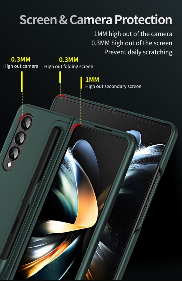 Luxury  Premium Movable Module Design Bracket Case Cover with Capacitance Pen For Samsung Z Galaxy Z Fold Series - Image 2