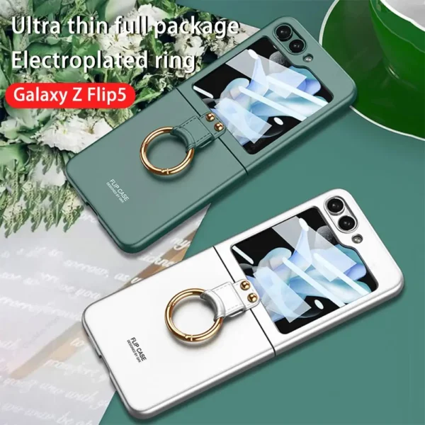 Luxury Premium Ring Case Cover For Samsung Galaxy Z Flip 5 5G - Image 16