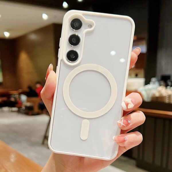 Luxury Premium Magsafe Transparent Shockproof Armor Case  Cover For Samsung Galaxy S23/S23 Plus - Image 14