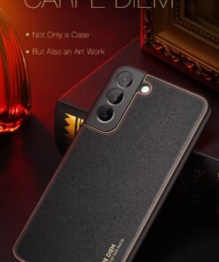 Alternative view of DUX DUCIS YOLO Series Case Luxury Protecting Back Cover Leather Pattern For Samsung Galaxy S21 FE