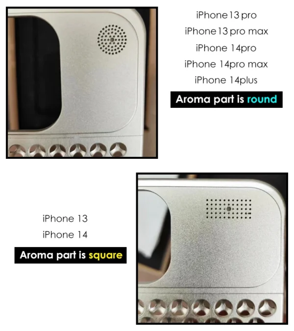Luxury Ultra thin Aluminum Alloy Heat Dissipation Aromatherapy Anti-Scratch Slim Case Cover For iPhone series - Image 31