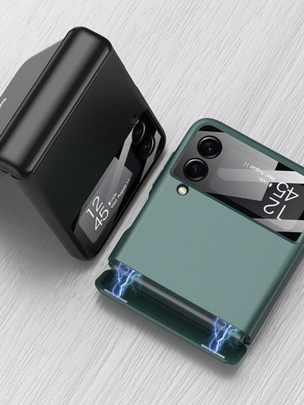 Luxury Premium Shockproof Magnetic Hard Phone Case Cover For Samsung Z Flip 3 5G/ Z Flip 3 5G - Image 12