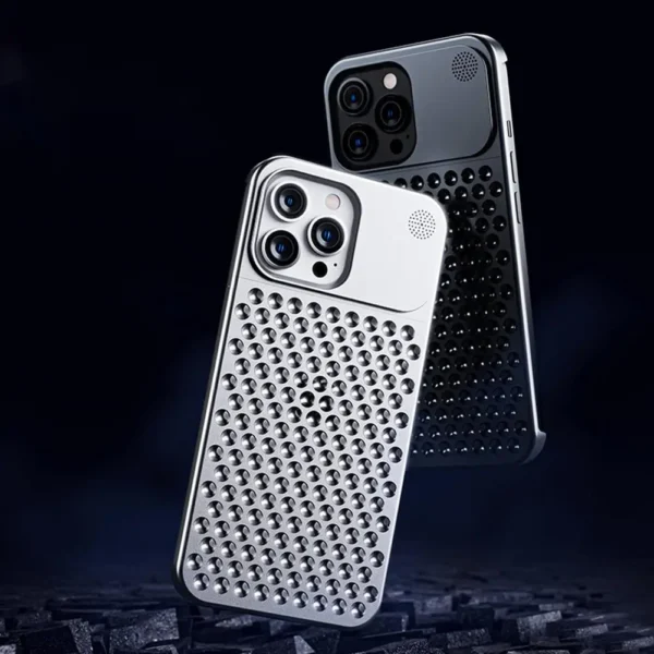Luxury Ultra thin Aluminum Alloy Heat Dissipation Aromatherapy Anti-Scratch Slim Case Cover For iPhone series - Image 25