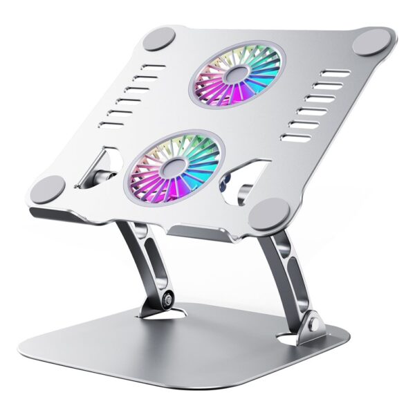 4.1 Radiator Foldable Laptop Stand With Dual Cooling Fan Heat Dissipation - Image 15