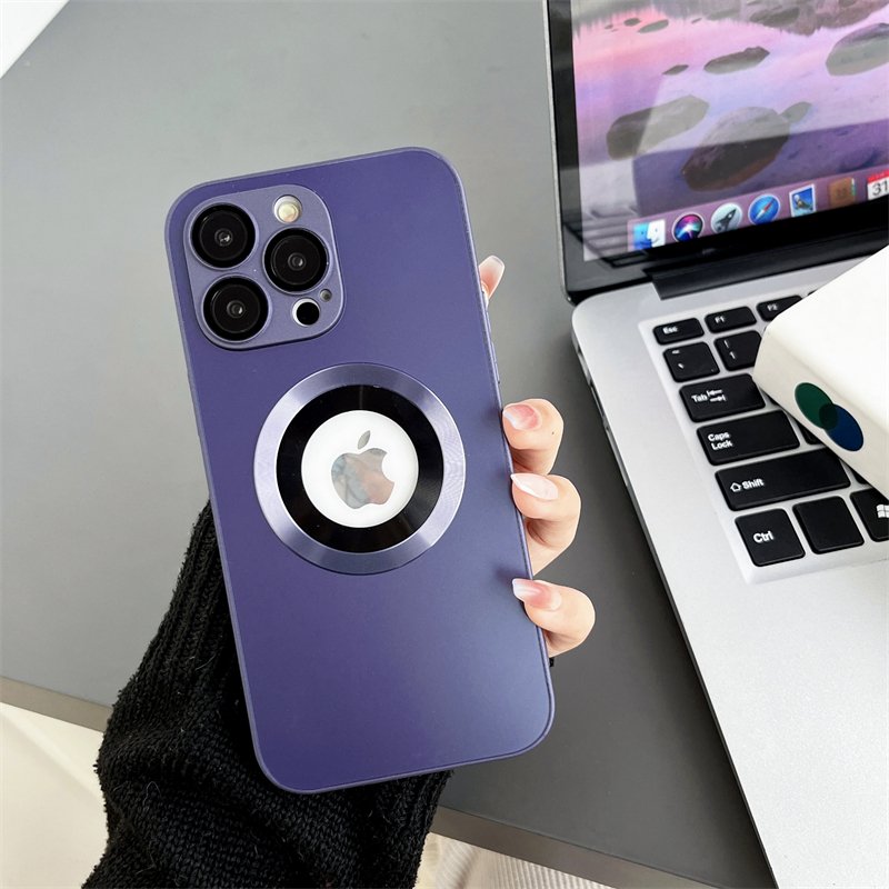 Luxury Fashion Frosted AG Silicon Frame Anti-drop With Lens Case Cover For iPhone Series - Image 8