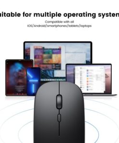 Luxury Premium Wireless Bluetooth Rechargeable Slim Mini Noiseless Cordless Mouse