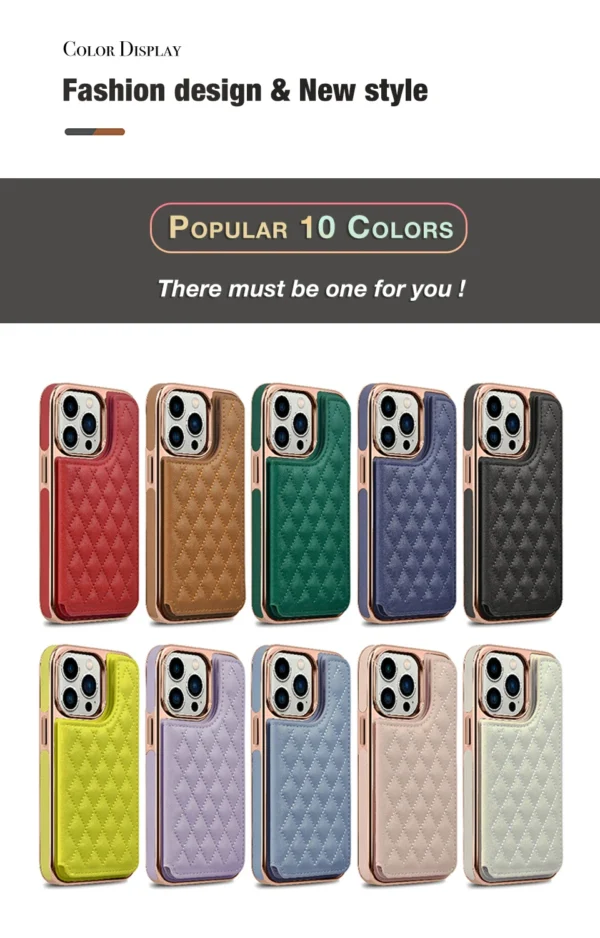 ONEGIF Lurxury Wallet Card Holder kickstand Phone Case Cover for iPhone Series