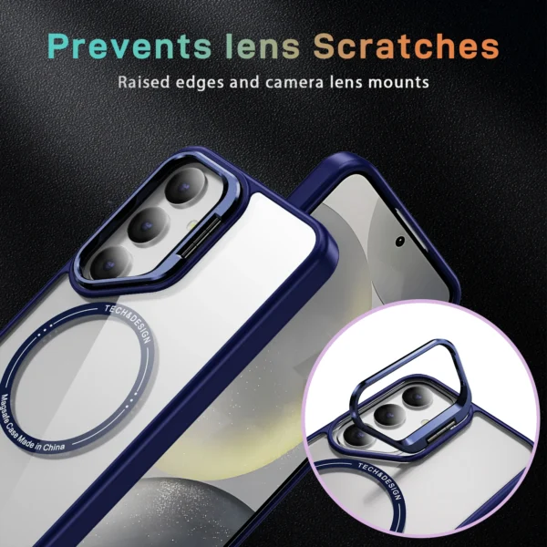 Luxury Premium Camera Lens Frame Metal Bracket Shockproof Phone Case For Samsung Galaxy A35/A55 - Image 9