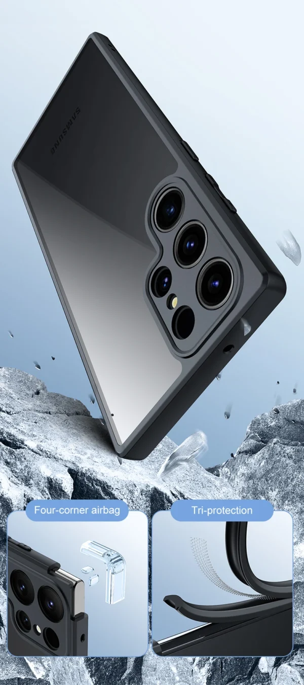XUNDD Hybrid Armor With Hinge Protection Case Cover For Samsung Galaxy S24 Ultra - Image 8