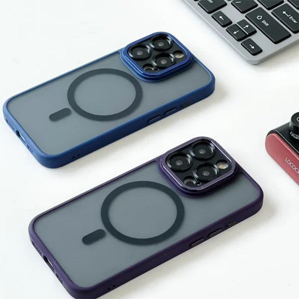 Luxury Shockproof Transparent Anti-fall Magsafe Clear Acrylic Hard Case Cover For iPhone Series - Image 18