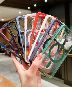 Luxury Premium Magsafe Transparent Shockproof Armor Case  Cover For Samsung Galaxy S23/S23 Plus