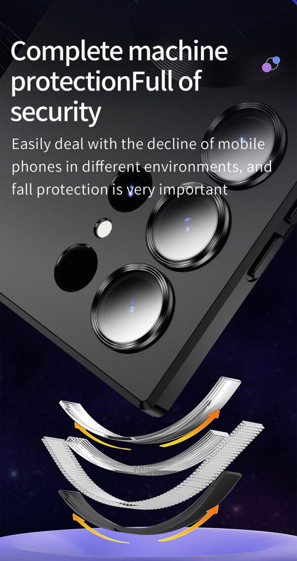Magsafe Wireless Charging  Camera Lens Protection Case Cover For Samsung Galaxy S22 Ultra - Image 14