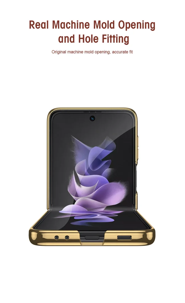 Luxury Premium Marble Patterned  GKK Case Cover For Samsung Galaxy Z Flip 3/Z Flip 4 - Image 4