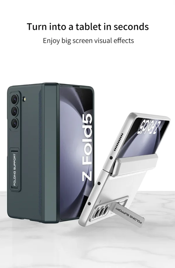 GKK Magnetic Hinge Tempered Glass Case Cover For Samsung Galaxy Z Fold 5 - Image 7
