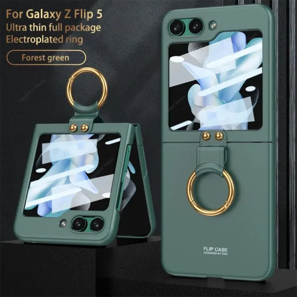 Luxury Premium Ring Case Cover For Samsung Galaxy Z Flip 5 5G - Image 9