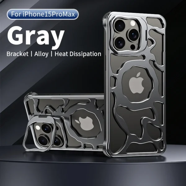 Luxury Ultra thinTitanium Metal Magnetic Magsafe Wireless Charging Metal Case Cover For iPhone Series - Image 14