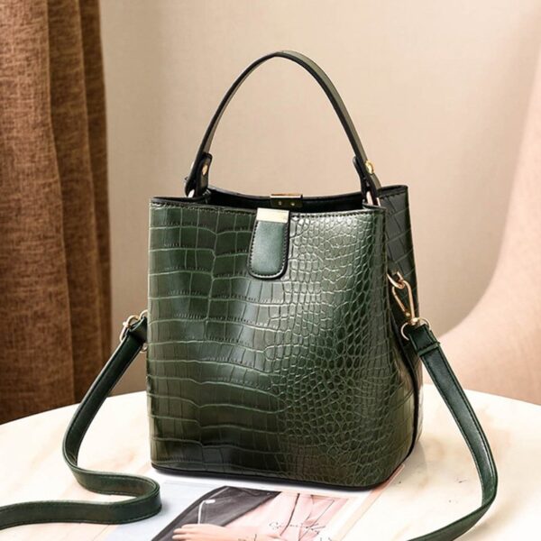 Yogodlns Retro Alligator Crocodile Large Capacity Crossbody Shoulder Messenger Bag - Image 28