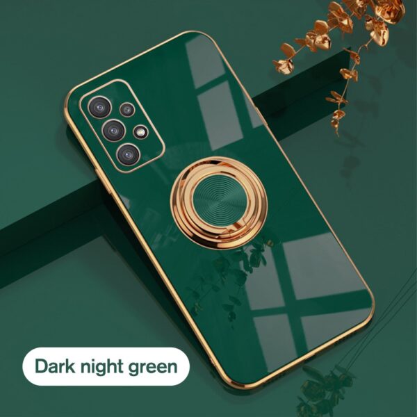 Luxury Premium Electroplated Gold Plated Case Cover and 3D Glass Protector For Samsung A13 - Image 7