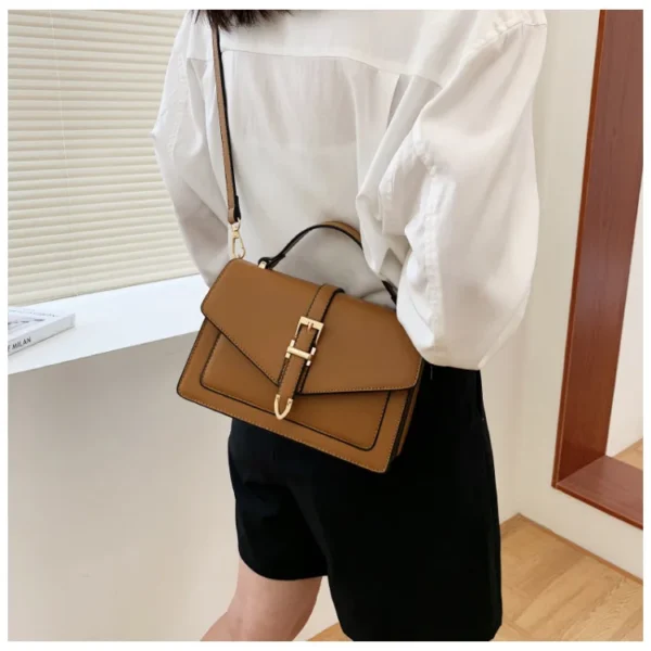 Luxury Premium PU Leather 2024 New Fashion Portable Crossbody Shoulder Handbag - Image 22