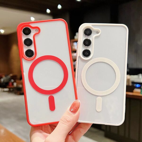 Luxury Premium Magsafe Transparent Shockproof Armor Case  Cover For Samsung Galaxy S23/S23 Plus - Image 15