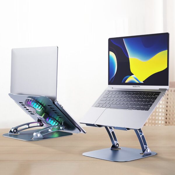 4.1 Radiator Foldable Laptop Stand With Dual Cooling Fan Heat Dissipation - Image 9