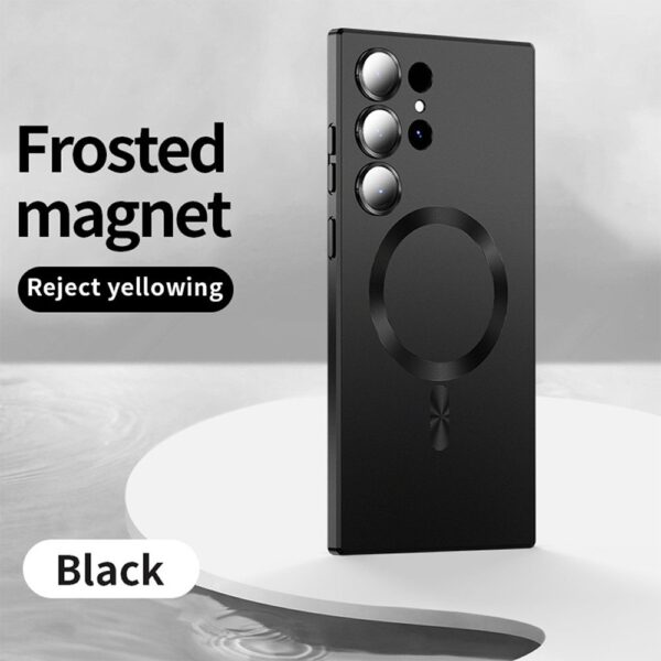 Magsafe Wireless Charging  Camera Lens Protection Case Cover For Samsung Galaxy S22 Ultra - Image 23