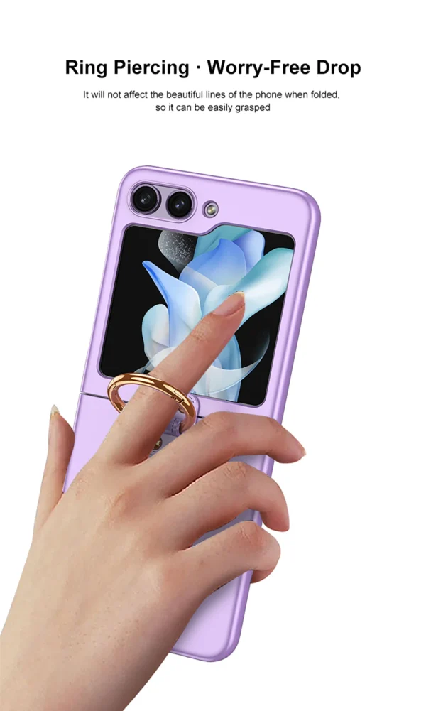 Luxury Premium Ring Case Cover For Samsung Galaxy Z Flip 5 5G - Image 11
