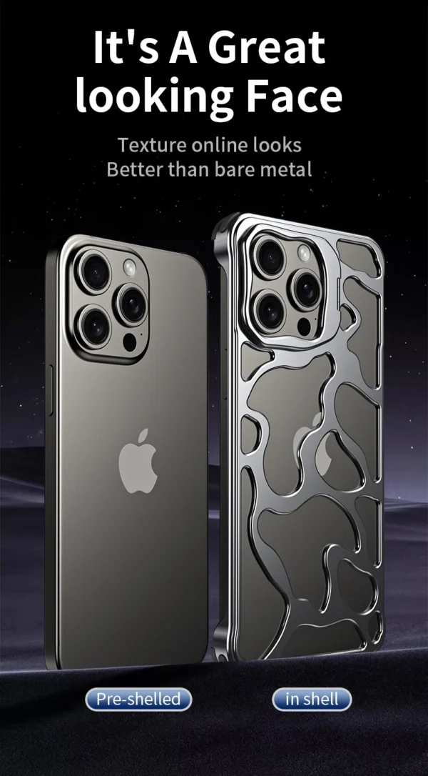 Luxury Ultra thinTitanium Metal Magnetic Magsafe Wireless Charging Metal Case Cover For iPhone Series - Image 7