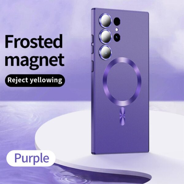 Magsafe Wireless Charging  Camera Lens Protection Case Cover For Samsung Galaxy S22 Ultra - Image 15