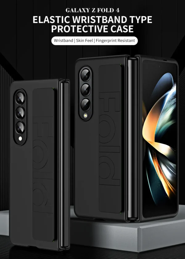 Luxury Premium Creative Silicon Foldable Wristband Phone Case Cover For Samsung Z Fold 3/Z Fold 4 - Image 23