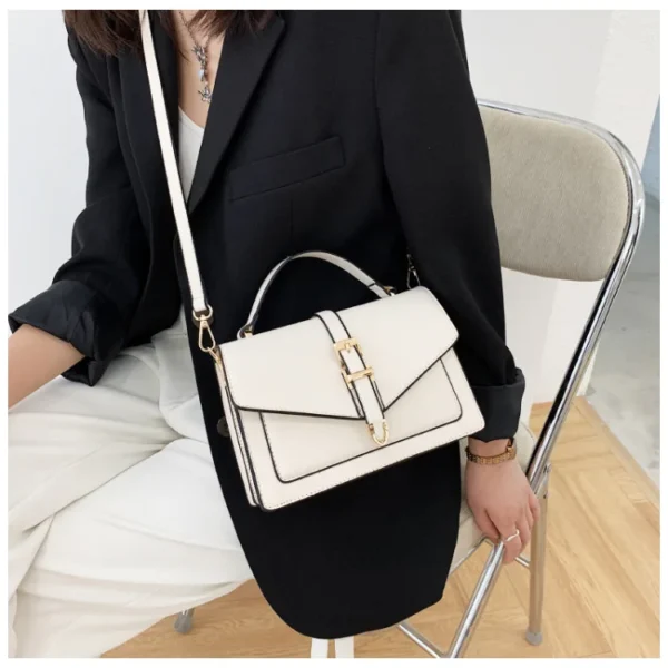 Luxury Premium PU Leather 2024 New Fashion Portable Crossbody Shoulder Handbag - Image 17