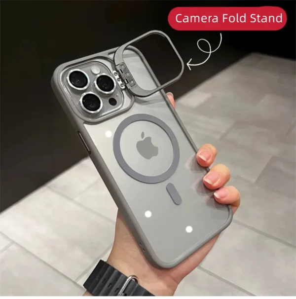 Luxury Shockproof Transparent Magsafe Magnetic Transparent Case Cover For iPhone 14 Pro Max/15 Pro Max/16 Pro Max - Image 23