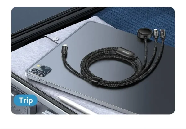 Vidvie Multifunctional Data Cable Type-c To Cliwatch 100w Fast Charging Cable - Image 9