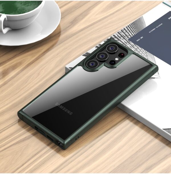 Luxury Crystal Clear TPU Frame Hybrid Shockproof Cover for Samsung Galaxy S23 Ultra - Image 22