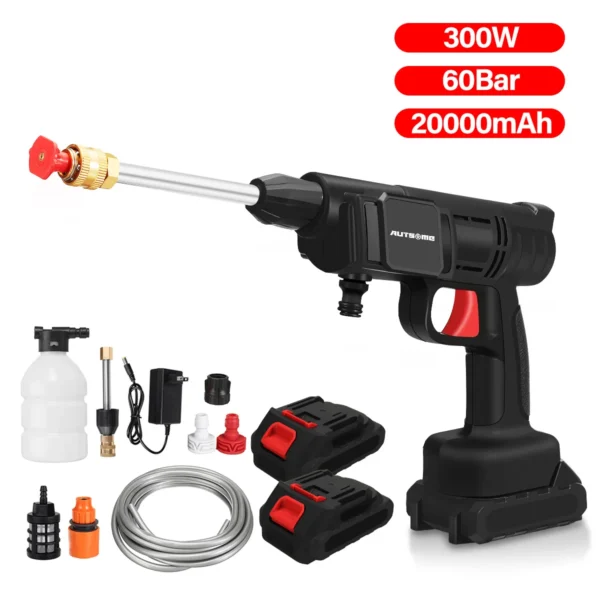 Rechargeable Cordless High Pressure Car Washer - Image 7