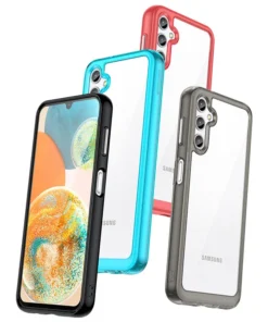 Luxury Premium Shockproof Bumper Phone Case Cover and 3D Glass Protector for Samsung Galaxy A15