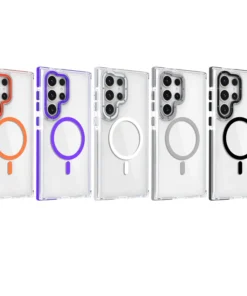 Luxury Premium Crystal Transarent Magsafe Wireless Case Cover For Samsung S24 Ultra