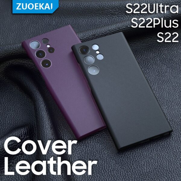 Luxury Premium High Quality Leather Premium Protective Case Cover For Samsung Galaxy S22 Ultra/ S23 Ultra - Image 11