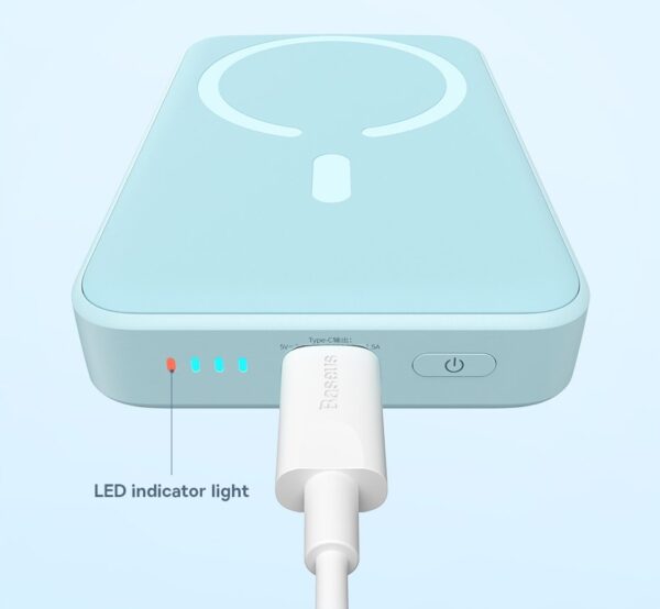 Baseus Power Bank 10000mAh Mini Magnetic Magsafe Wireless Fast Charge Powerbank - Image 14