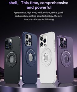 Luxury Magnetic Stand Magsafe Wireless Charger Case Cover For iPhone 13 Pro/14 Pro