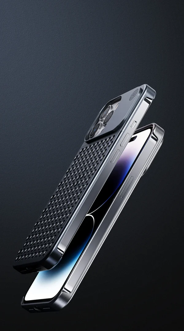 Luxury Ultra thin Aluminum Alloy Heat Dissipation Aromatherapy Anti-Scratch Slim Case Cover For iPhone series - Image 22
