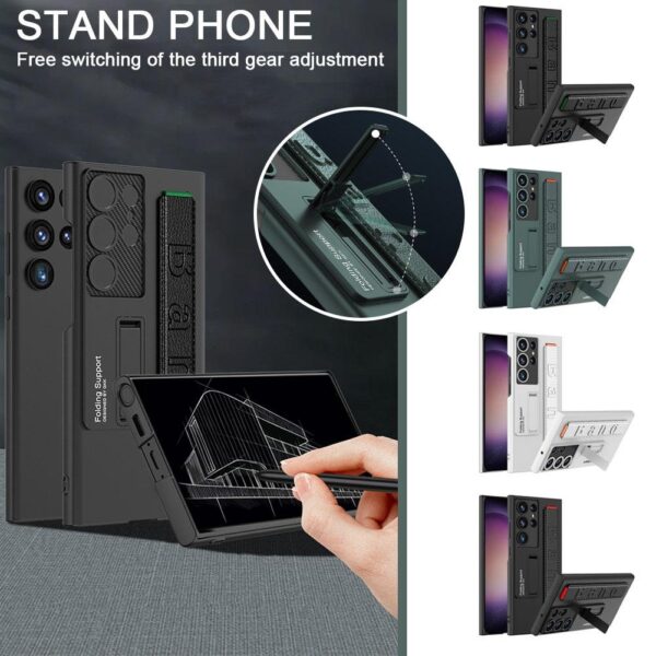 GKK Finger Hand Grip Band Belt Strap Case Cover For Samsung Galaxy S22 Ultra - Image 13