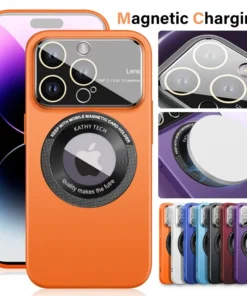Luxury Premium Fashionable Magnetic With Lens Protector Case Cover For iPhone 14 Pro