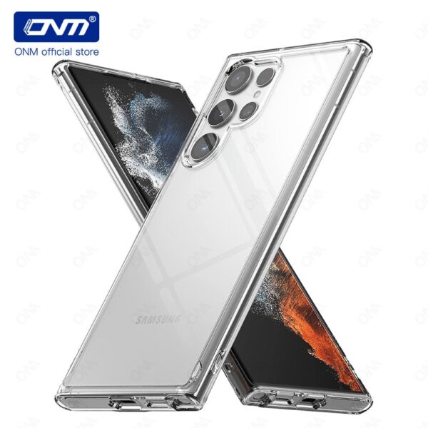 Luxury Premium Anti-Burst Transparent Case Cover For Samsung Galaxy S22 Ultra/S23 Ultra - Image 22