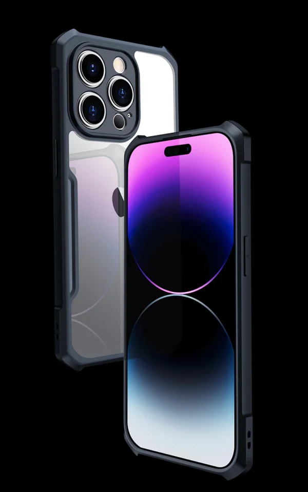 Xunnd Military Shockproof Transparent Bumper Back Case Cover For iPhone 15 Pro/15 Pro Max
