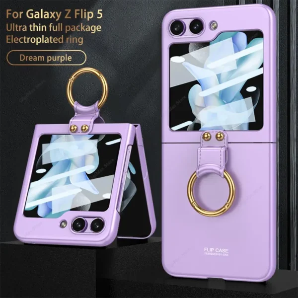 Luxury Premium Ring Case Cover For Samsung Galaxy Z Flip 5 5G - Image 17