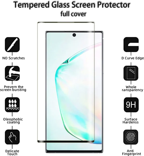 Full Glue Tempered Screen Curved Glass Protector On For Galaxy Series - Image 3