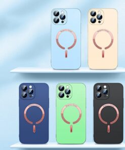 Camera Lens glass film Thin Matte Magsafe Magnetic Wireless Case Cover and 3D Glass Protector For iPhone 13 Pro Max