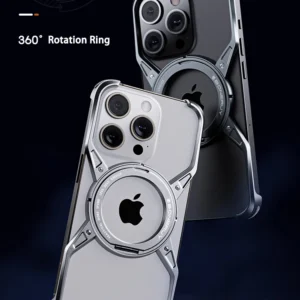 Luxury Premium Magnetic Metal Aluminium Alloy Frameless Phone Case For iPhone Series