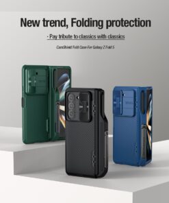 Alternative view of Samsung Galaxy Z Fold 5 Nillkin Camshield Fold Bracket Version Camera protective cover case